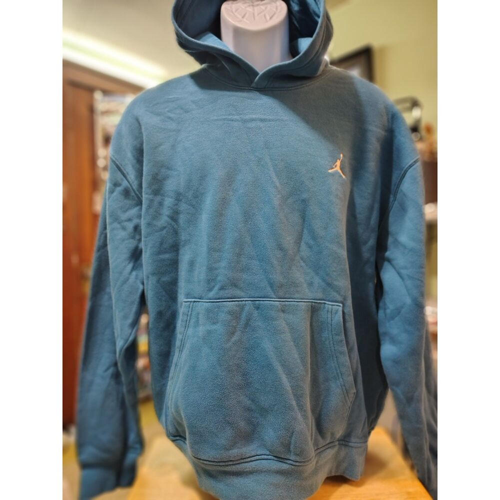 Jordan Blue Hooded Sweat Shirt - Size Large